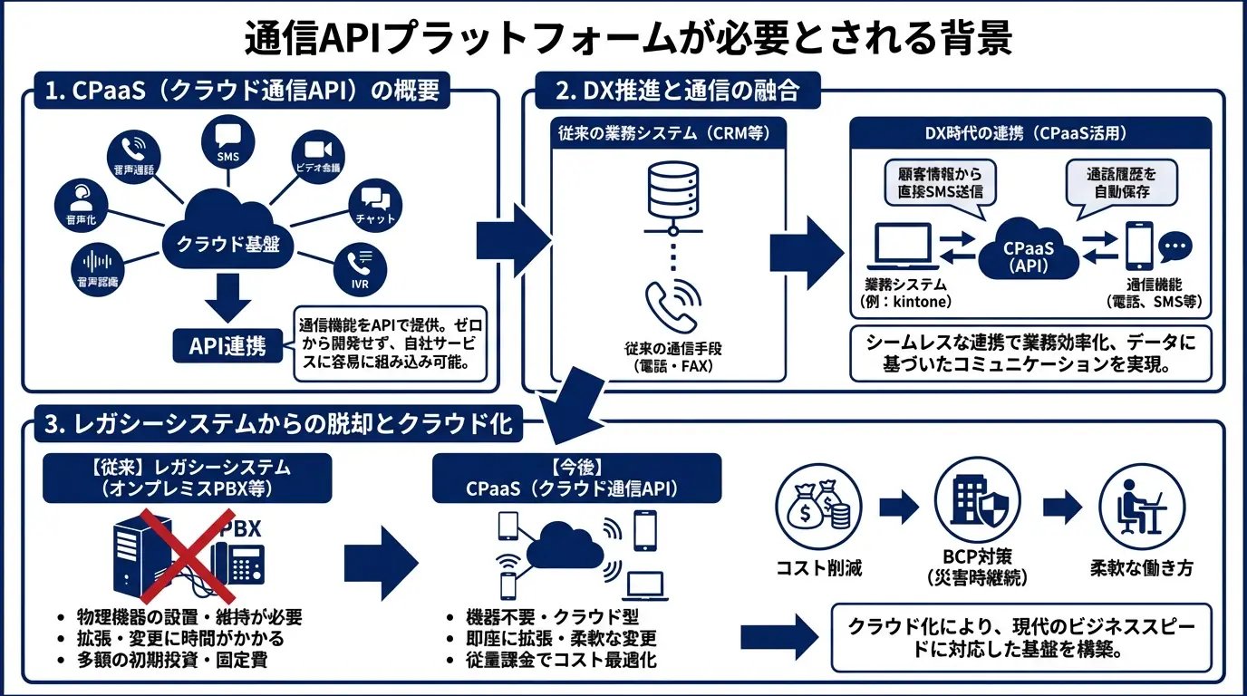 通信APIプラットフォームが必要とされる背景とは？