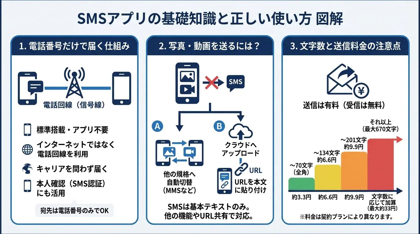 SMSアプリの基礎知識と正しい使い方