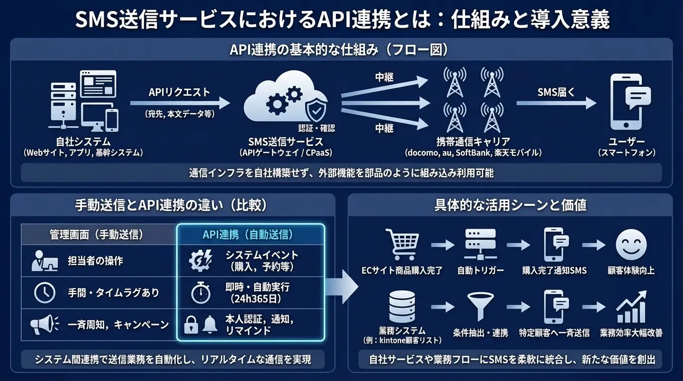 SMS送信サービスにおけるAPI連携とは