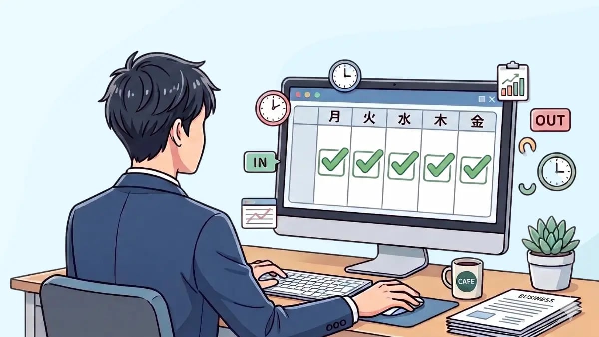 kintoneを使えば勤怠管理システムを構築できる