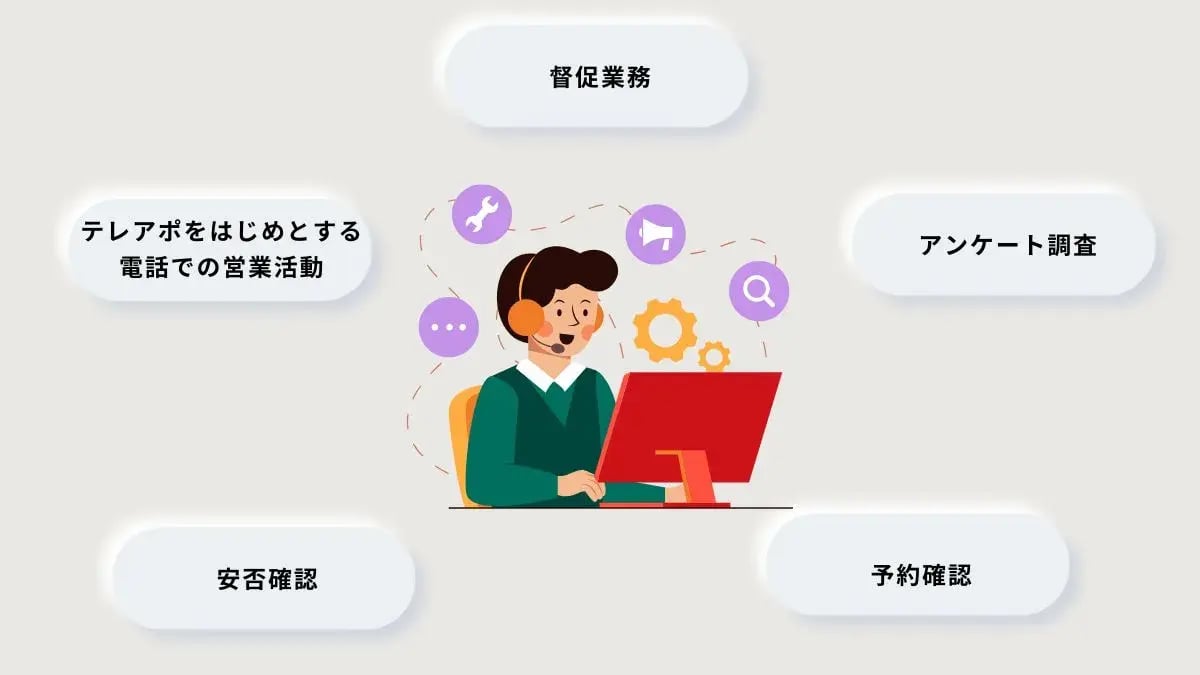 オートコールシステムの活用が効果的なシーン