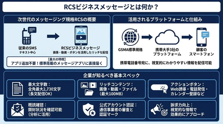 RCS ビジネスメッセージとは何か?