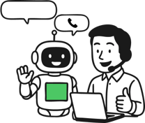 受信後の対応方法が自由に開発できる
